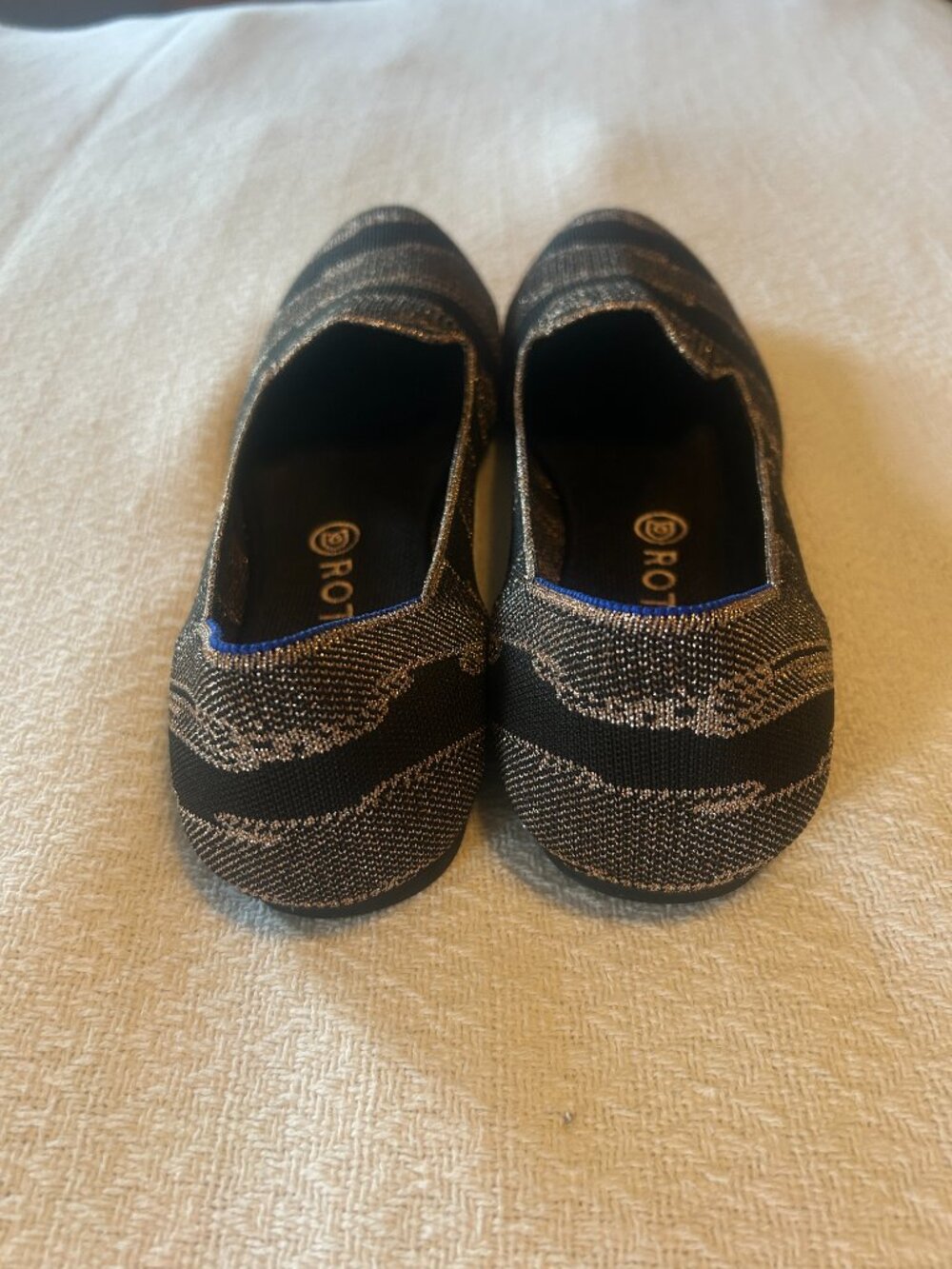 Rothy's Loafers Golden Shimmer Size 13 - Picture 3 of 6